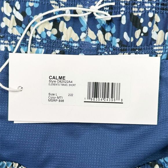 Johnny Was x Calme Elements Travel Shorts - Size Large - Picture 7 of 7